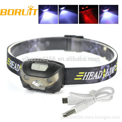 USB Charging Rechargeable Mini Led Headlamp